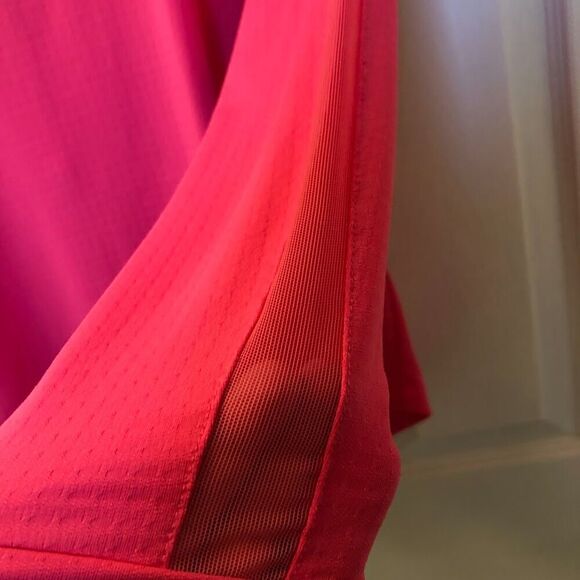 UIBKUL Womens Pink Activewear Top Pullover Long Sleeve Lightweight Medium Collar - Picture 6 of 8